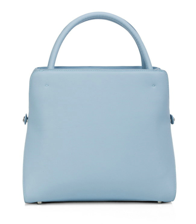 dior bar medium top handle bag calfskin 0906 light blue